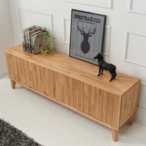 (우아미가구)가엘 참죽 사이드보드 1단 거실장.우아미아이(무료배송), 원목