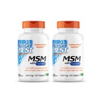 닥터스베스트 MSM 위드 옵티MSM 1500 mg 120 타블렛 항산화 2개세트
