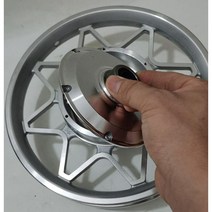 전기 자전거 휠 교체 수리 14인치 접이식 모터 뒷바퀴 알루미늄 합금 3칼 통합 휠 허브, 14인치5성급알루미늄리어휠