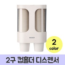 ₢sun/ ₡ 자판기용수거함 종이컵수납통 업소용종이컵수거기 종이컵보관통 종이컵쓰레기통, ₣& 비블코리아 2구 컵홀더 디스펜서A82229, ₣& 카키