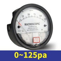 차압계 디지털압력계 게이지 휴대용 마노메터 풍압계 0-60pa, 0-125Pa