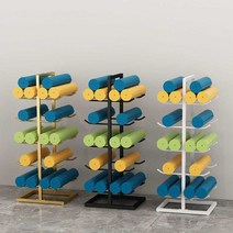 요가 매트 정리대 필라테스 용품 다층보관, 길이 50cm 폭 40cm 높이 130cm 흰