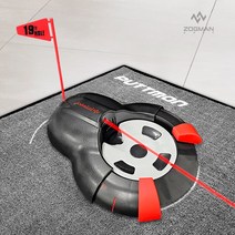 조그만 골프퍼팅매트 퍼팅연습기 골프공 자동 오토 리턴기 퍼팅기 용품 홀컵, 레이저형 유소음리턴기