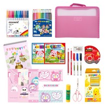 초등학교 문구세트 실속 입학선물 유치원 졸업선물, 7세트, 여아용