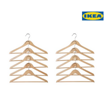 [이케아] 호파 원목 나무 옷걸이 2세트 (10개) / Ikea Hopa Wood Clothes Hanger 2set (10 units)
