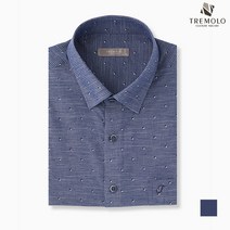 인디안 TREMOLO 남성 올오버패턴 반소매 남방_TRBNSWM3401