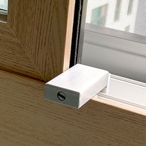 창문 잠금장치/방충망 미닫이문 방범 크레센트 스토퍼 안전장치, 단품