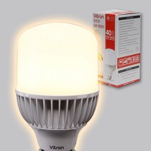 36W 40타입 LED 빔벌브 전구 대모갈 공장등 주광색 전구색 비츠온 E39 120*225mm, 전구색_3000K(120*225mm), 2