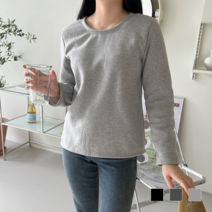[핫바] 로티 보송보송 안감양털 라운드티 SD-221096