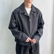 라운지21 남자 3컬러 오버핏 데님 자켓 블루종