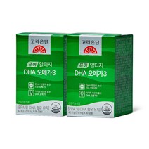 고려은단 퓨어 알티지 DHA 오메가3 42.6g (710mg x 60캡슐), 60캡슐, 2개