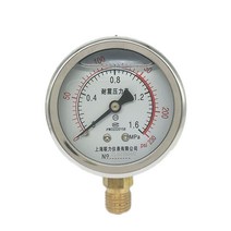 지진 진공 유압 공기 워터 압력 게이지 디지털 차압계, 진공~0.1~0MPa