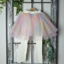 [이모맘] S/S 아동유아 레인보우 치마 레깅스 여아 치랭스 DK01