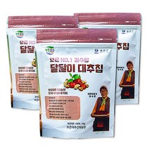 국산 바삭한 보은 대추칩 40g x 3봉 말린 대추 과자, 단품