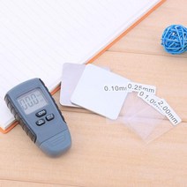 도막측정기 페인트 코팅 두께 게이지 디지털 테스터 미터 악기 철 알루미늄 비금속 자동차, 검은색