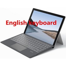 Microsoft Surface Pro 6 용 백라이트 무선 블루투스 키보드 2018 Pro 5 Pro 7 Pro 4 Pro 3 go 2 키보드 태, 한개옵션2, 04 1089D-English, 06 For surface go