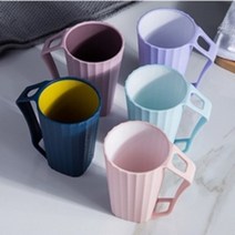 하주글로벌 파스텔 칫솔 꽂이 거꾸로 양치컵 5colors, 네이비옐로우