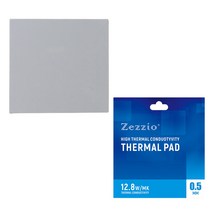 GPU CPU용 실리콘 방열 패드 120x120mm 내열성, 0.5mm