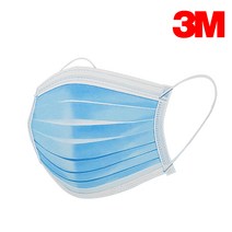 3M 쓰리엠 덴탈마스크 삼중구조 일회용 마스크 50매입, 50매, 1개, 청색