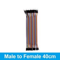 새로운 MB-102 Breadboard 400 830 포인트 솔더리스 PCB 빵 보드 점퍼 와이어 듀폰 라인 테스트 Arduino 용, 17 Male to Female 40cm
