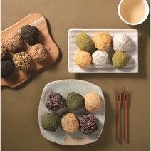 시루원 6종 30알(팥.흑임자 콩고물 귤 쑥 빵가루) 제주도 오메기떡, 60g, 30개