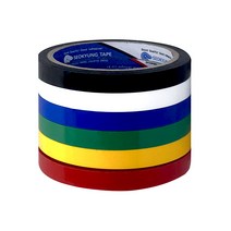 일반컬러 셀로판테이프 (12mm - 40개) 레드, 40개