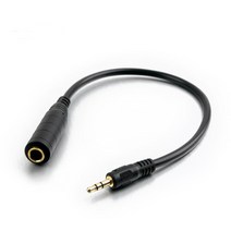 스테레오 3.5파이 AUX 숫 헤드폰잭 5.5mm 암 스피커 TRS앰프 케이블연결 변환젠더
