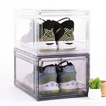 원룸 슈 케이스 슈즈 박스 투명 신발 쇼케이스