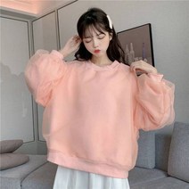 후리스 양털 플리스 뽀글이 니트 핑크 보라 가디건 목폴라 빅 사이즈 로카 단톤 집업 롱 패션 패치 워크 메쉬 단색 긴 소매 스웨터 여학생 Y2k 레저 풀오버 카와이 옷