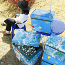 플라라 동남 대용량 스티로폼 아이스박스, 업소용 아이스박스 6호(29L)