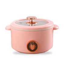 분리형 멀티 포트 라면 캠핑 휴대용 쿠커 DMWD 800W 가정용 요리 기계 전기 Multicooker 25L 냄비 음식 증기선 국수 메이커 비 스틱 프라이팬 수프, 없음, Pink