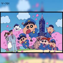 버터콕 짱구 캐릭터 나무 우드 직소 퍼즐 300피스 500피스 1000피스 짱구는 못말려, O 300피스, 상품명 확인개