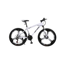 가성비 MTB 입문용 자전거 오프로드 24인치 26인치, 24단, 플래그십  스포크 - 아이언 그레이