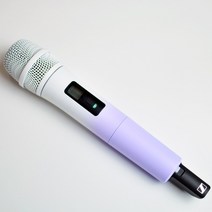 젠하이저 커스텀 마이크 보라색 도색 무선 마이크 커스텀