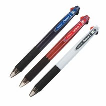동아 크로닉스 3색 볼펜 0.7mm 백색 12개입, 단품