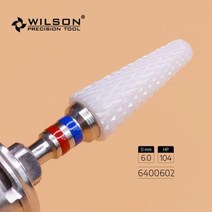 WILSON 정밀 공구 원추형크로스 컷화이트 세라믹 64002026400802 지르코니아 세라믹 버, 6400602