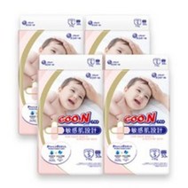 군 플러스 테이프형 기저귀 남여공용 소형 S(4~8kg), 100매