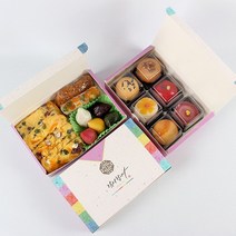 피크닉앤패키지 새해신년 발렌타인데이 화이트데이 선물포장, 전통문양떡상자 중, 2개