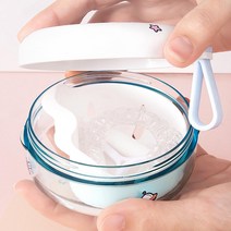 필터가 있는 리테이너 구강 위생 용품 치아 플라스 보관 상자 틀니 케이스가정용, 02 WHITE