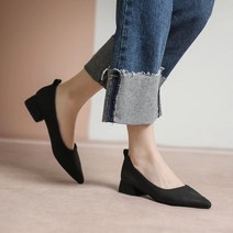 뾰족한 끝 플랫 슈즈 2023 봄신상 컴포트 워킹화 Whr0232