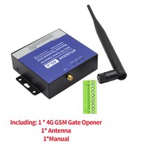 대문번호키 양문형 도어락 유리문 현관문 RTU5024 GSM Sms 게이트 오프너 원격 제어 릴레이 스위치 무선 도어 액세스 안테나 4G B1 B3 B7 B20 B28 통화, 4G-Type-A