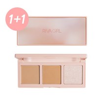 [1+1] 리바걸 스컬프트 컨투어링 팔레트, [1+1] 스컬프트 컨투어링 팔레트 2.4g x 3