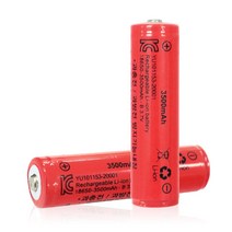 18650 보호회로내장 리튬이온충전지 KC인증 3500mAh, 1개