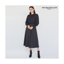 [미니멈] 언발 턱 랩 스커트 MVCOWS7250-CH