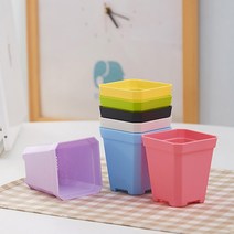 슬릿화분 슬릿분 사각화분 모종화분 작은 화분 딸기, 대 - 화이트