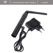 1인방송 라이브장비 2022 충전 배터리 수신기 2.4G 무선 DMX512 컨트롤러 XLR 송신기 디 DJ 파티 바 라이, 01 1T_01 EU 플러그