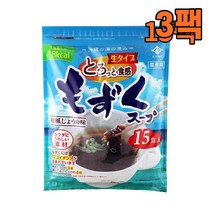 (일본직구) 나가이 김 모즈쿠 스프 35g 15개입, 3팩