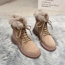 스노 부츠 미끄럼 방지 소프트 베이스 앵클 부츠 털부츠 C12