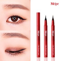 엠시피 번짐없는 브러쉬 아이라이너, 색상.1:브러쉬 블랙, 단품