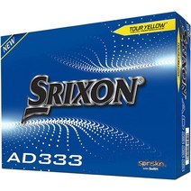 스릭슨 Srixon AD334 골프공 노란색, 단일
